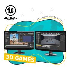 Unreal Engine 4. Игровой движок - КИБЕРшкола программирования для детей, компьютерные курсы для школьников, начинающих и подростков - KIBERone г. Магас