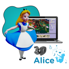 Alice 3d - КИБЕРшкола программирования для детей, компьютерные курсы для школьников, начинающих и подростков - KIBERone г. Магас