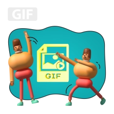 Gif-анимация - КИБЕРшкола программирования для детей, компьютерные курсы для школьников, начинающих и подростков - KIBERone г. Магас