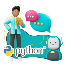 Умный чат-бот на Python на Telegram - КИБЕРшкола программирования для детей, компьютерные курсы для школьников, начинающих и подростков - KIBERone г. Магас