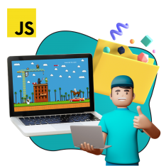 Программирование на JavaScript. Учимся создавать игры! - КИБЕРшкола программирования для детей, компьютерные курсы для школьников, начинающих и подростков - KIBERone г. Магас