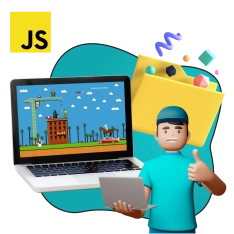 JavaScript + AI. Проектное обучение + геймификация + AI-помощники - КИБЕРшкола программирования для детей, компьютерные курсы для школьников, начинающих и подростков - KIBERone г. Магас